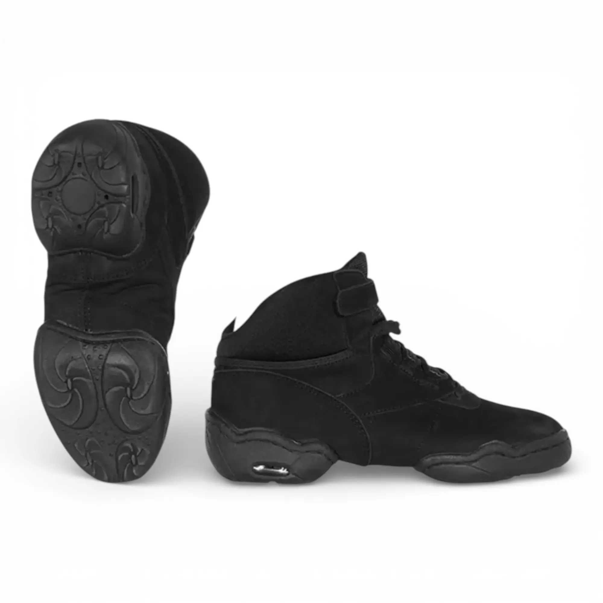PA1506-900 Dance sneaker, micro fiber nubuck leather, split sole, high top