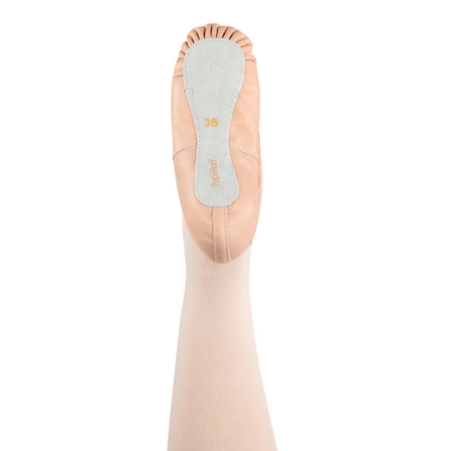PK1015-500 Papillon PK1015 - Lederen Balletschoenen voor Kinderen met volledige zool