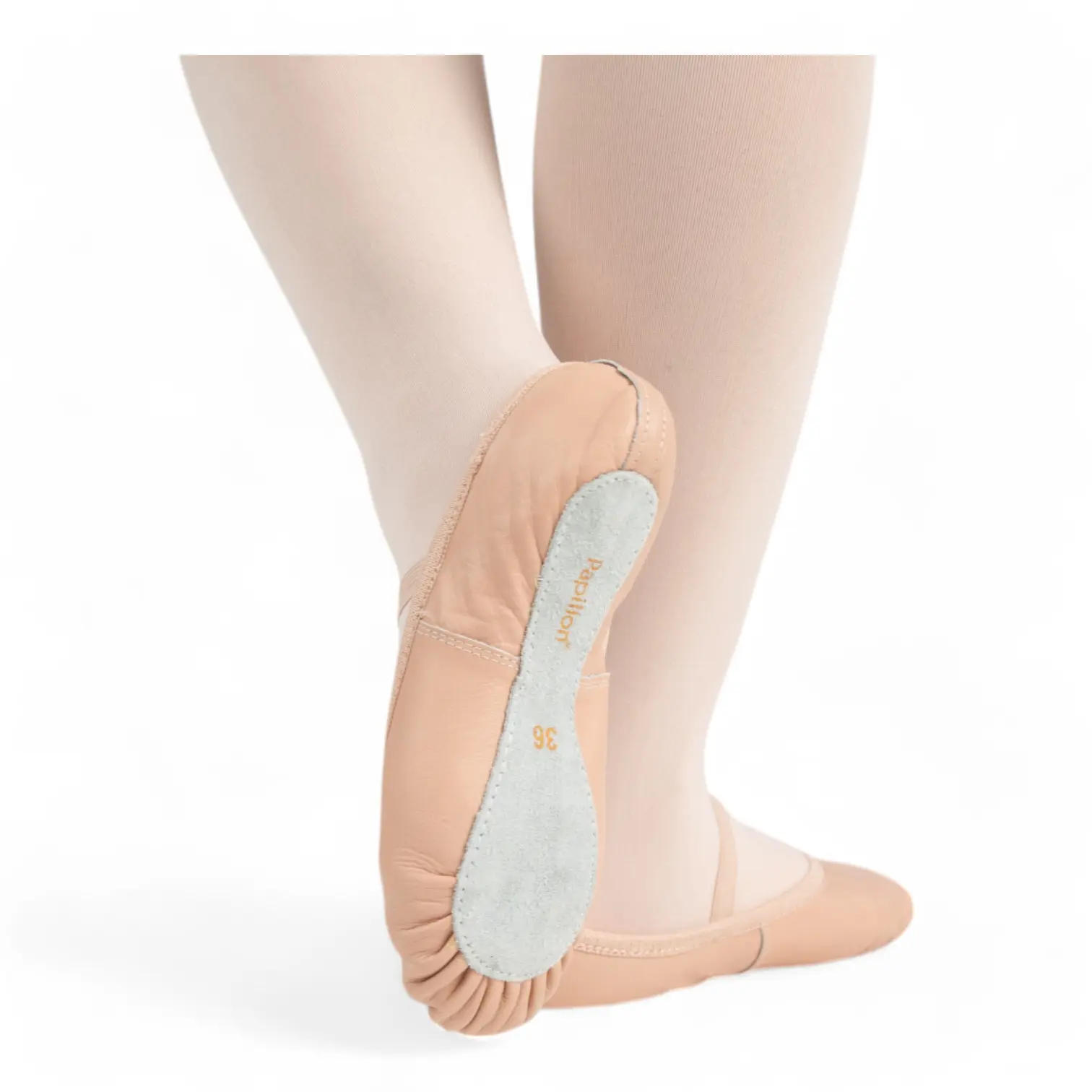 PK1015-500 Papillon PK1015 - Lederen Balletschoenen voor Kinderen met volledige zool