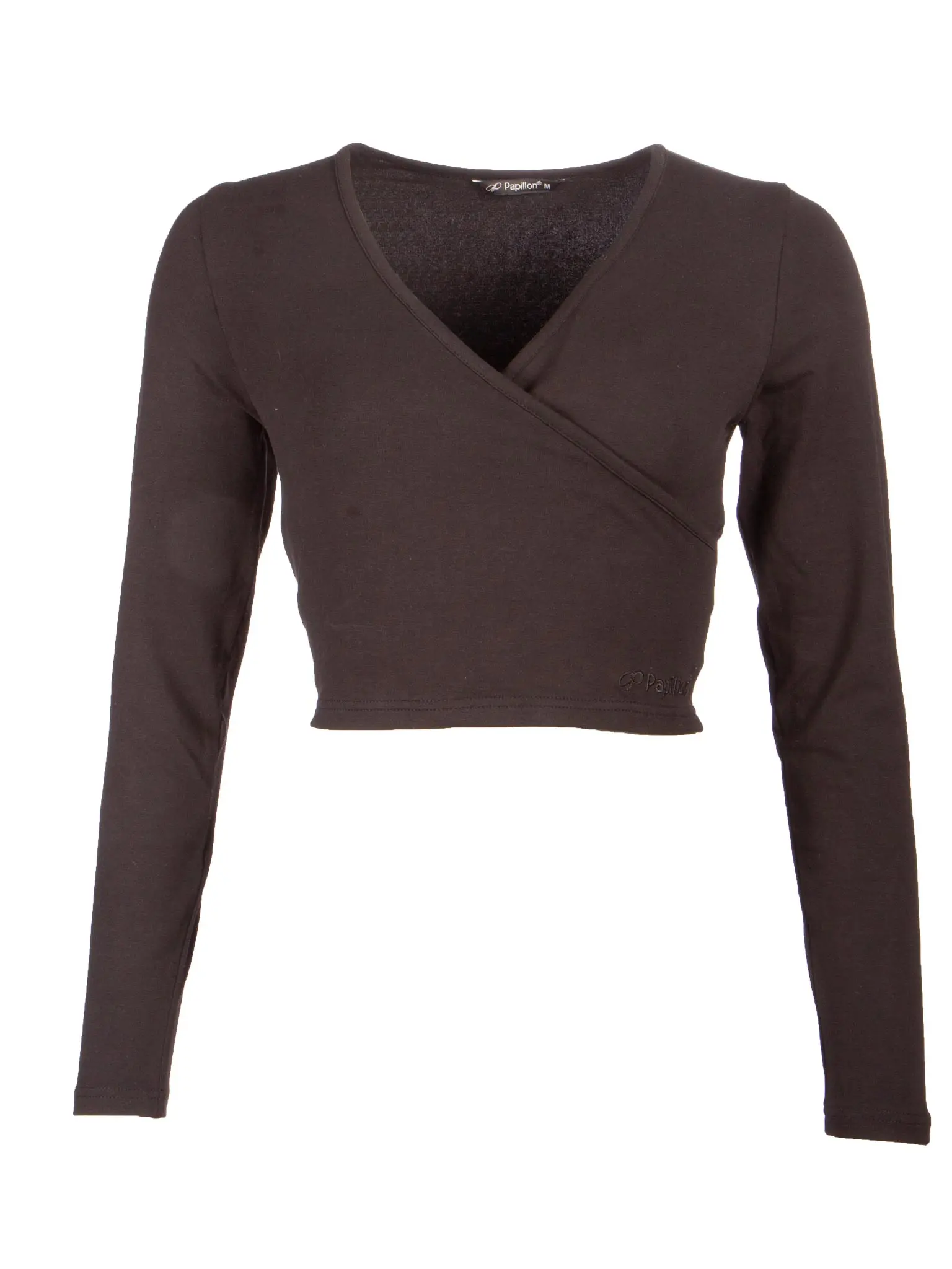 PA2055-900 Cross-over top, long sleeves, cotton