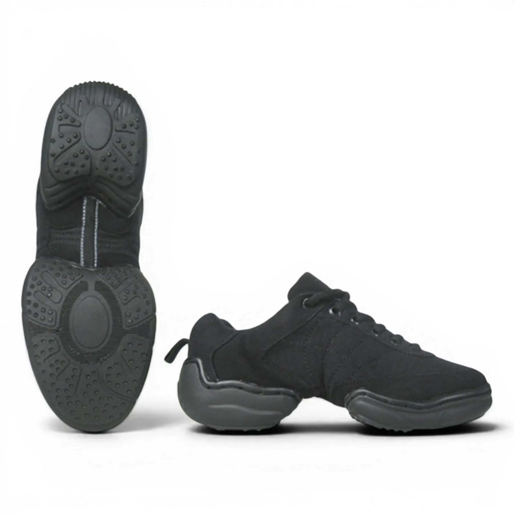 PK1513-900 Dance sneaker, canvas, split sole, low top