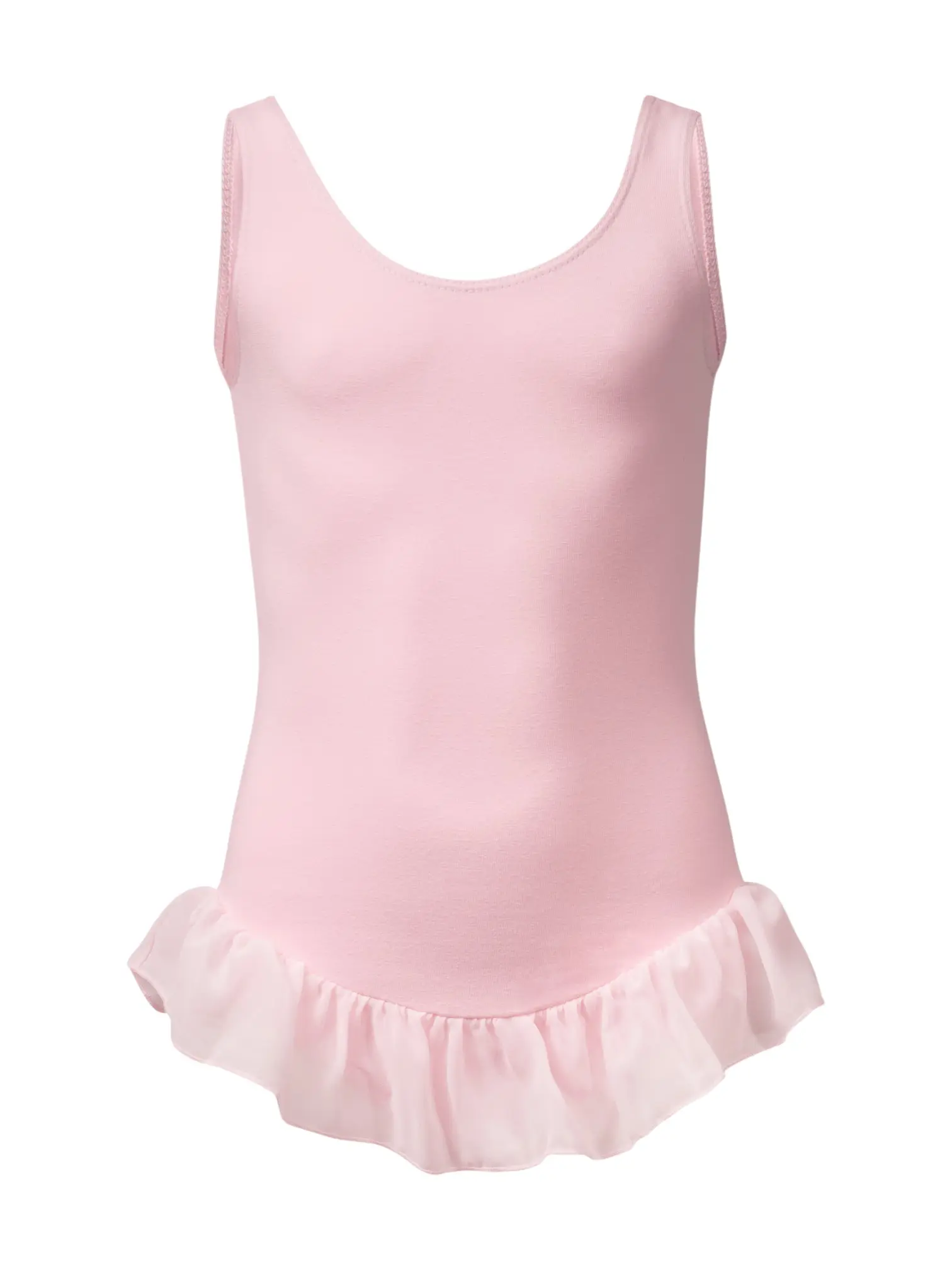 PK4041-500 Papillon Mouwloos Balletpakje met Voile Frill
