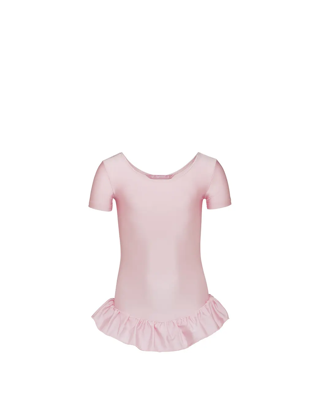 PK4043-500 Leotard short sleeves, lycra frill