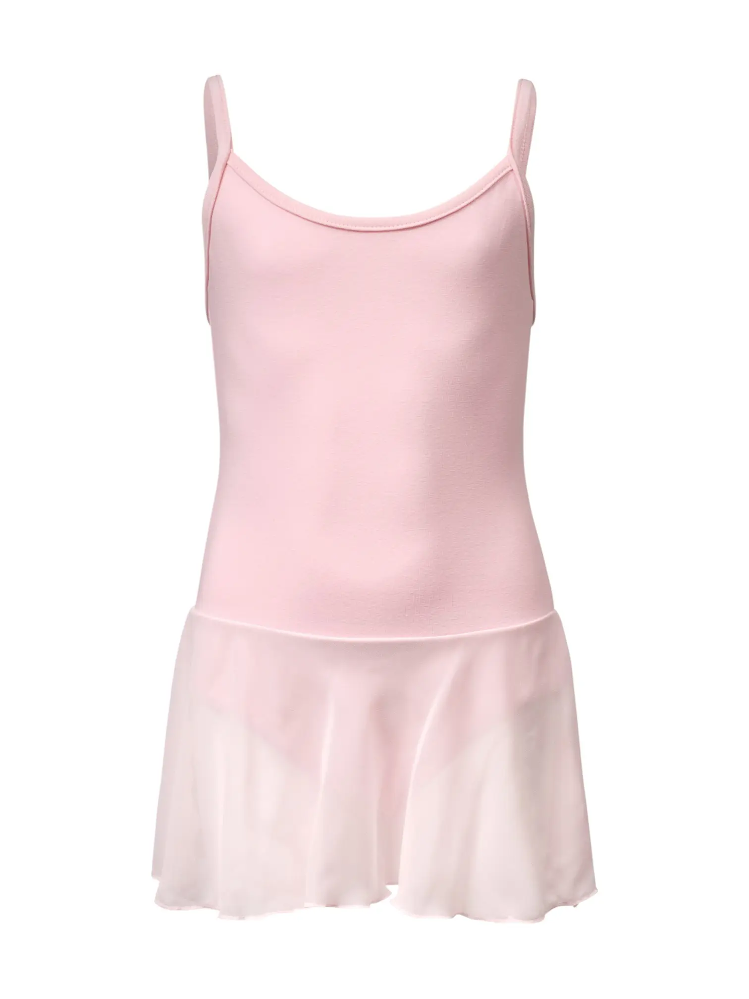 PK4051-500 Papillon Balletpakje met Rokje, Spaghetti Bandjes, Katoen