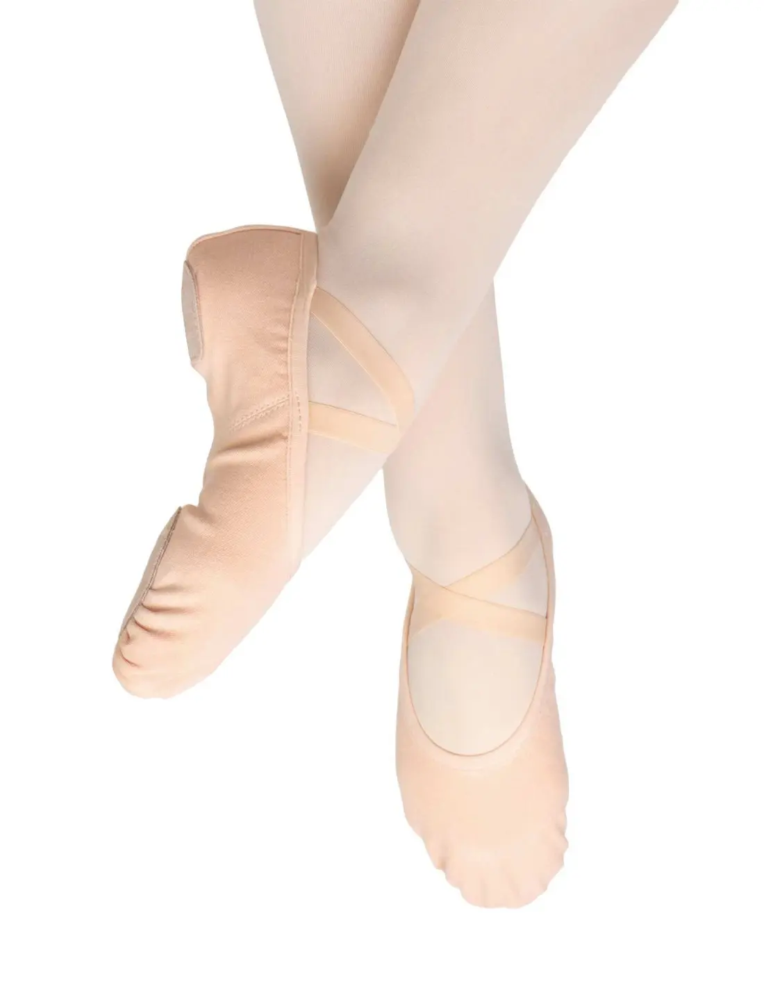 PK1014-500 Stretch ballet shoe, canvas, split sole