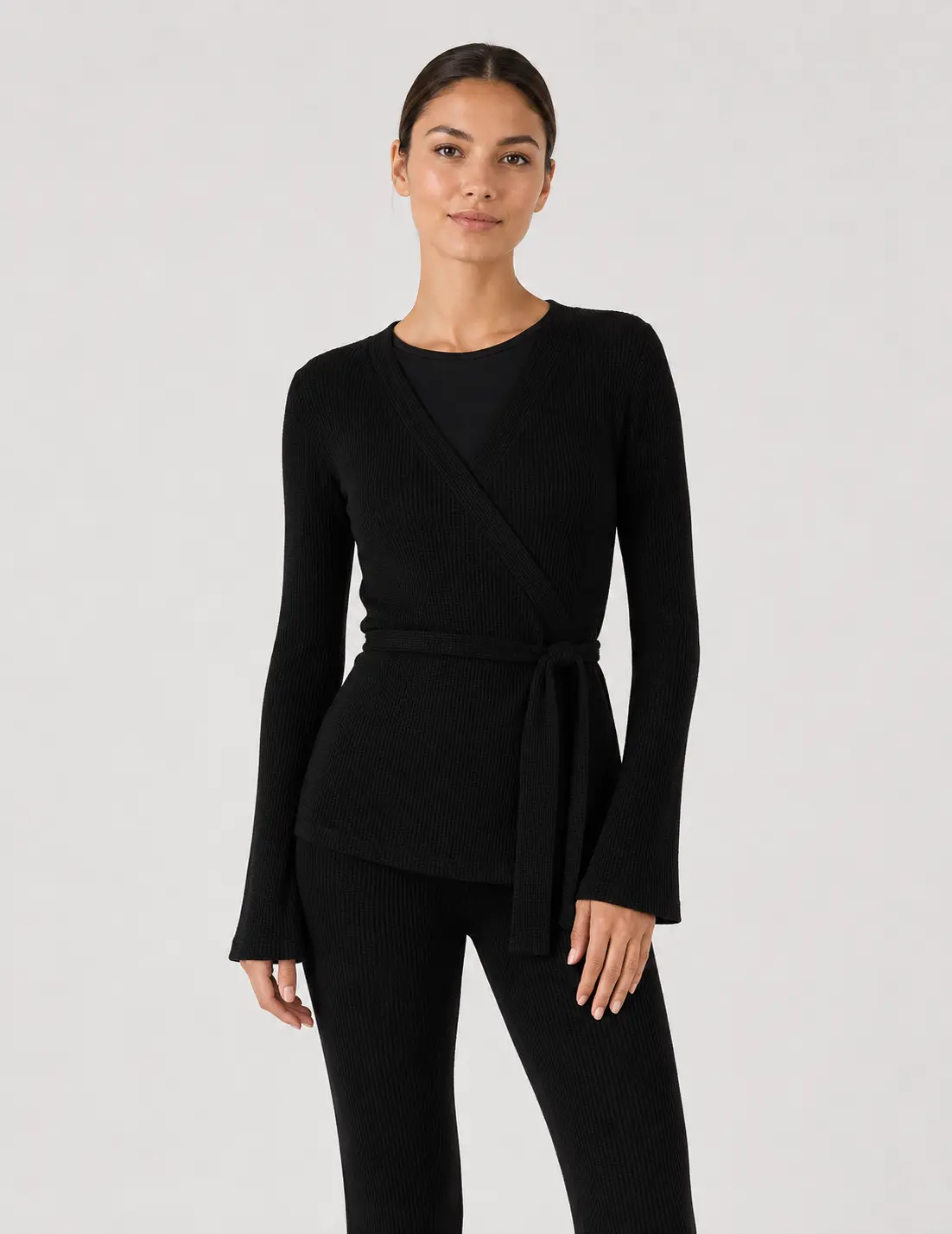 2532PA3923-900 Warm up pants straight, knitted