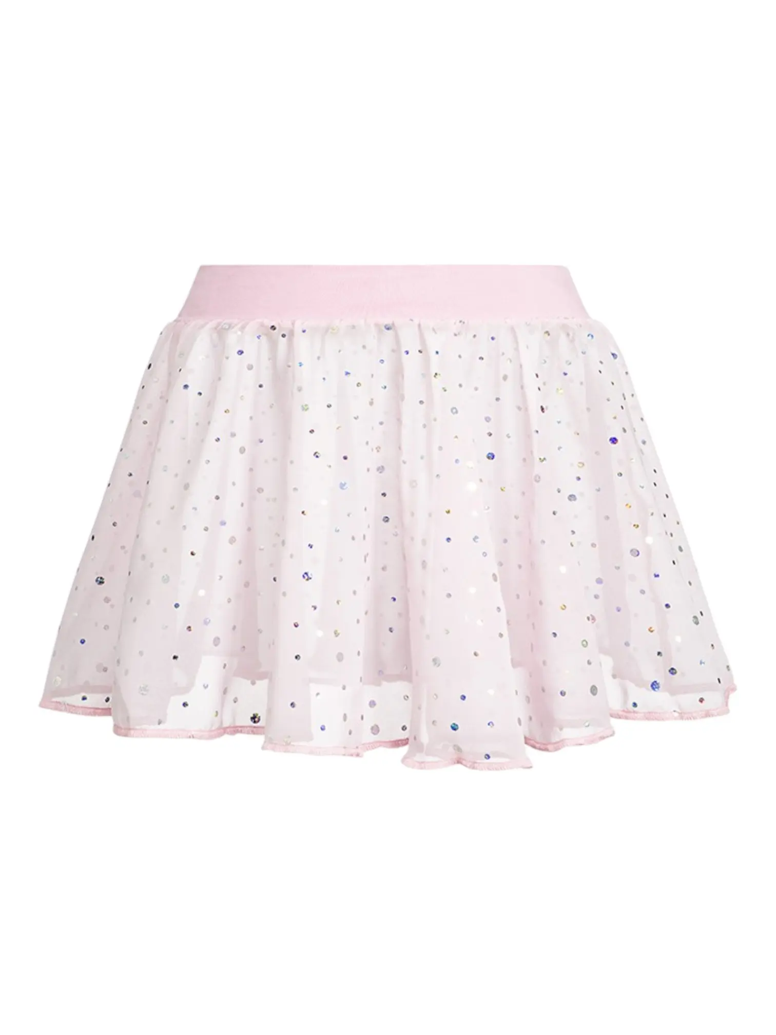 12PK3926-500 12PK3926-500 Rokje, glitter, voile