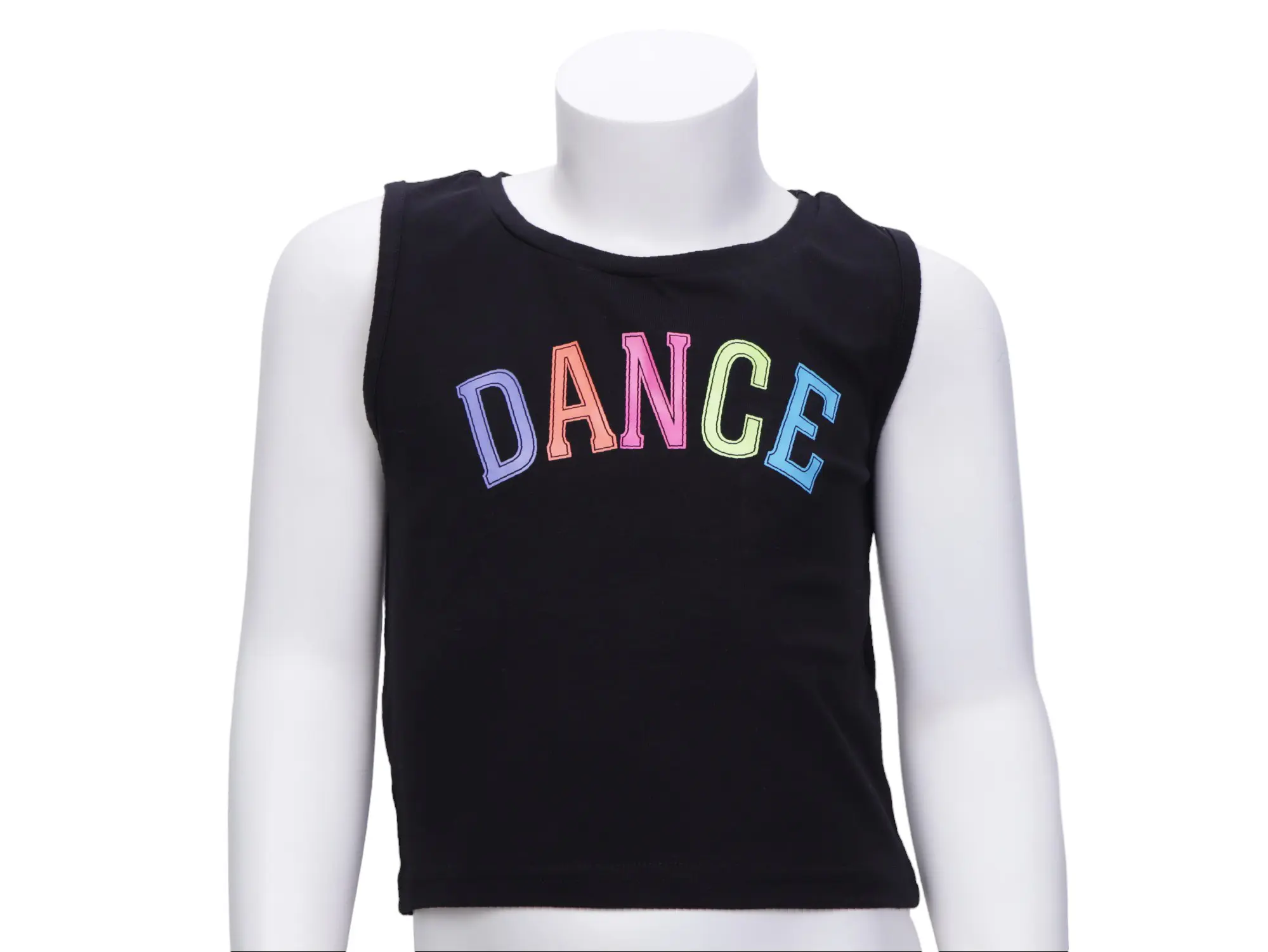 24PK2902-900 Crop top, cotton "DANCE"