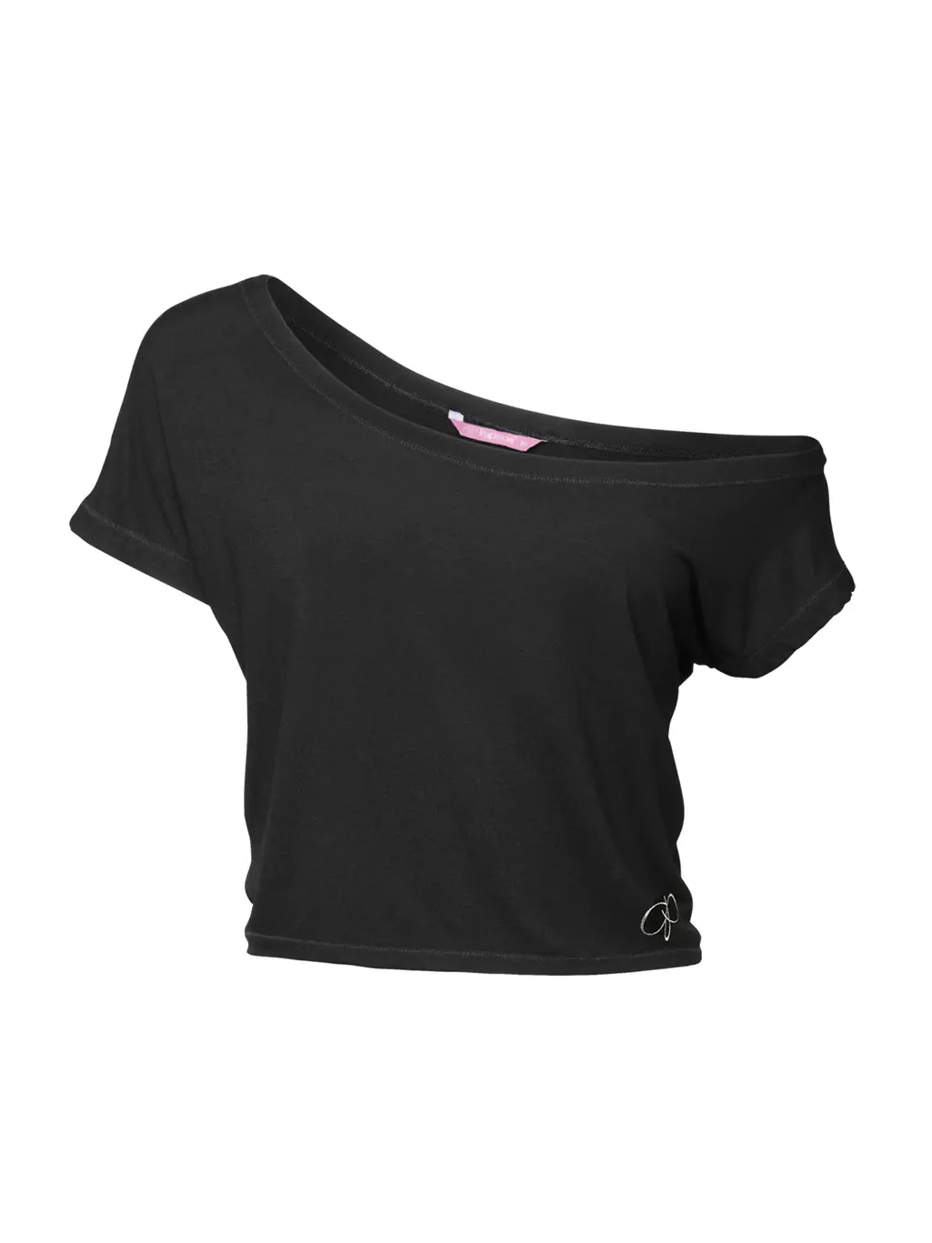 16PK2240-900 T-shirt short, off shoulder, viscose