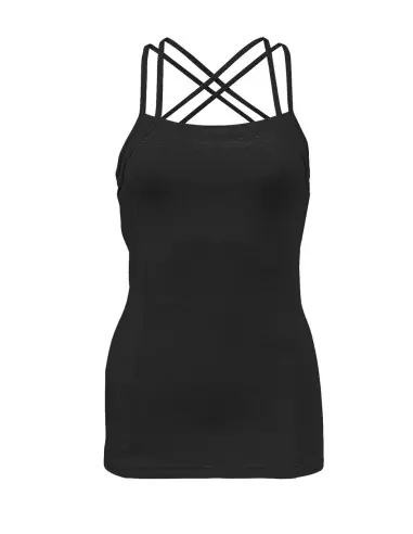 7PA2201-910 Top double spaghetti strap, cotton