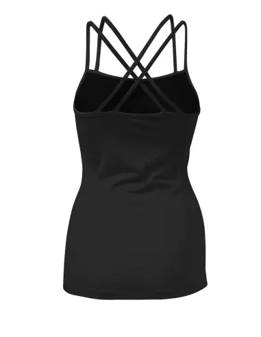7PA2201-910 Top double spaghetti strap, cotton