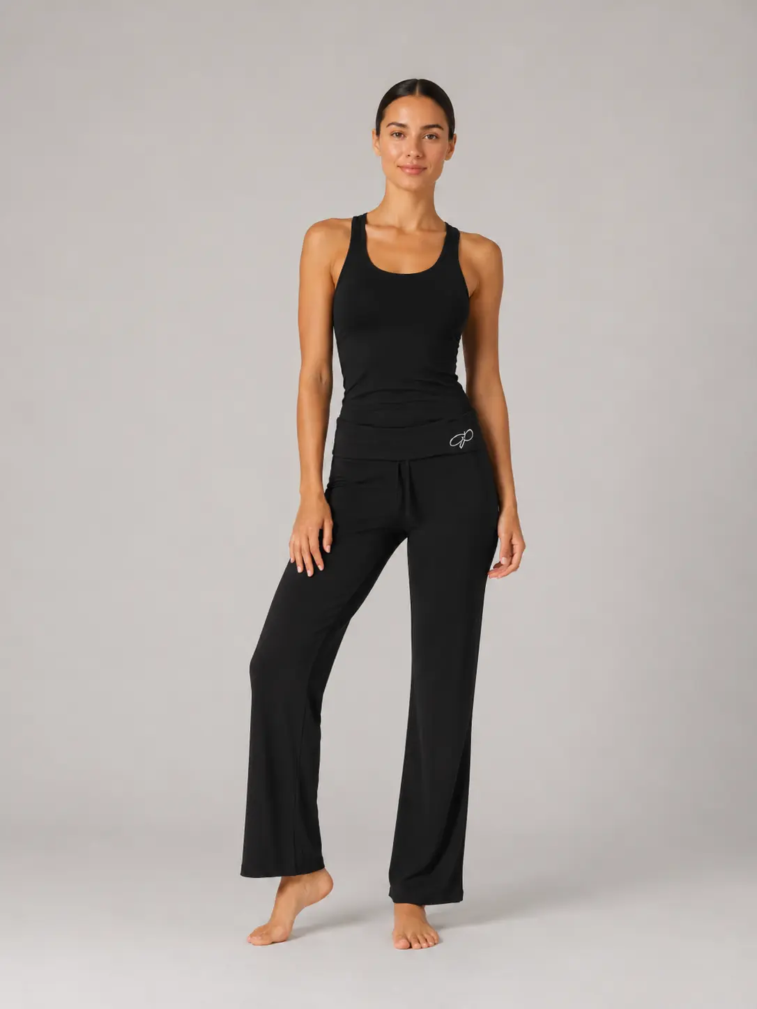 10PA3259-900 Papillon Dames Lange Broek - Flip-Over Band Viscose